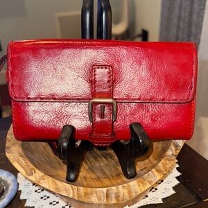 Chloe Elegant Red Leather Women's Bag
